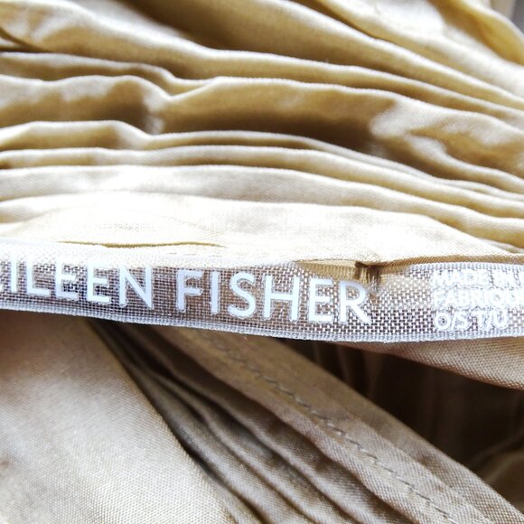 EILEEN FISHER Whisper Transitional Silk Scarf in Biscu Color - Picture 7 of 8